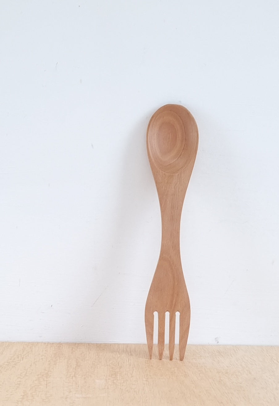 Wooden spork