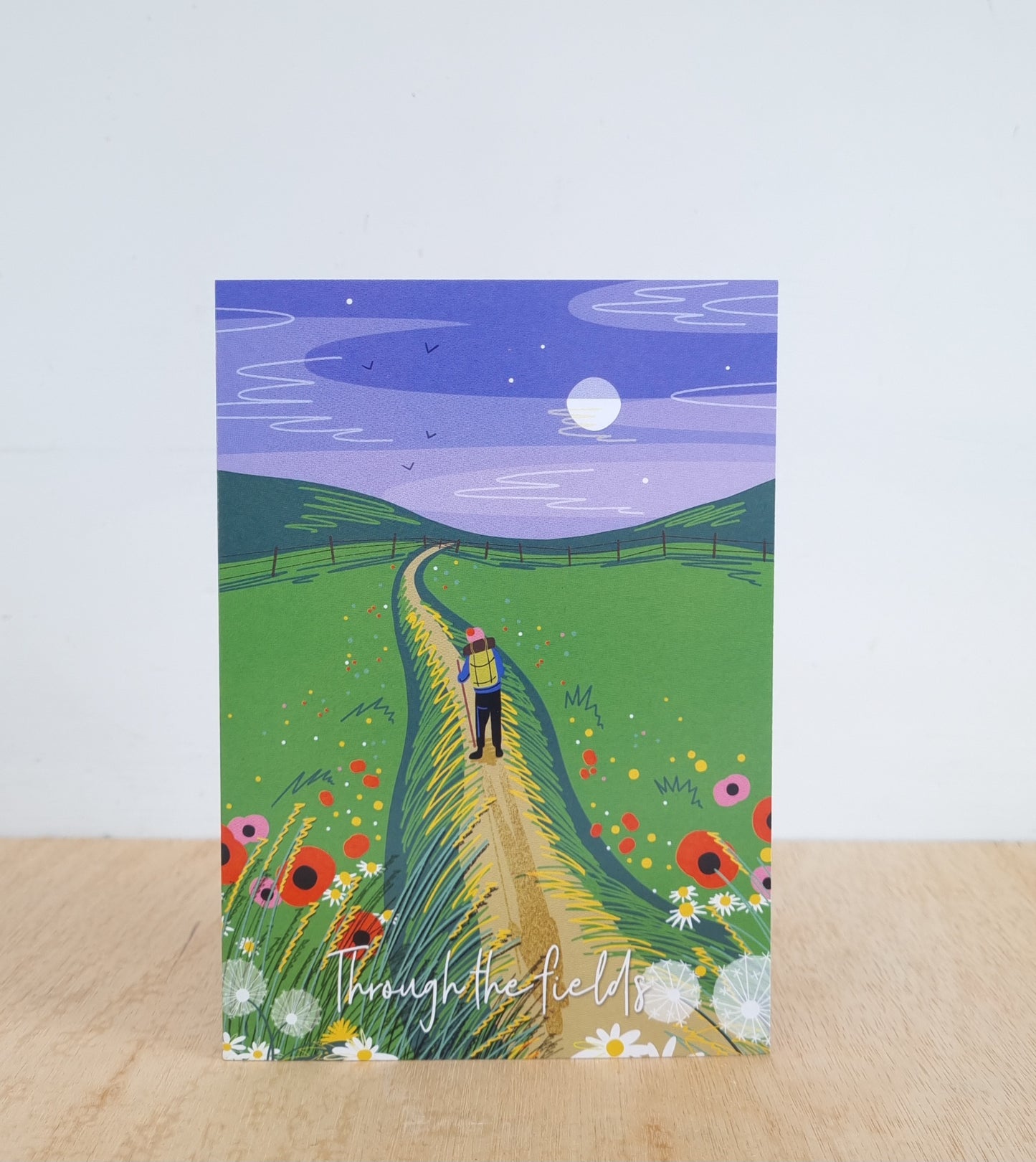 Through the fields card