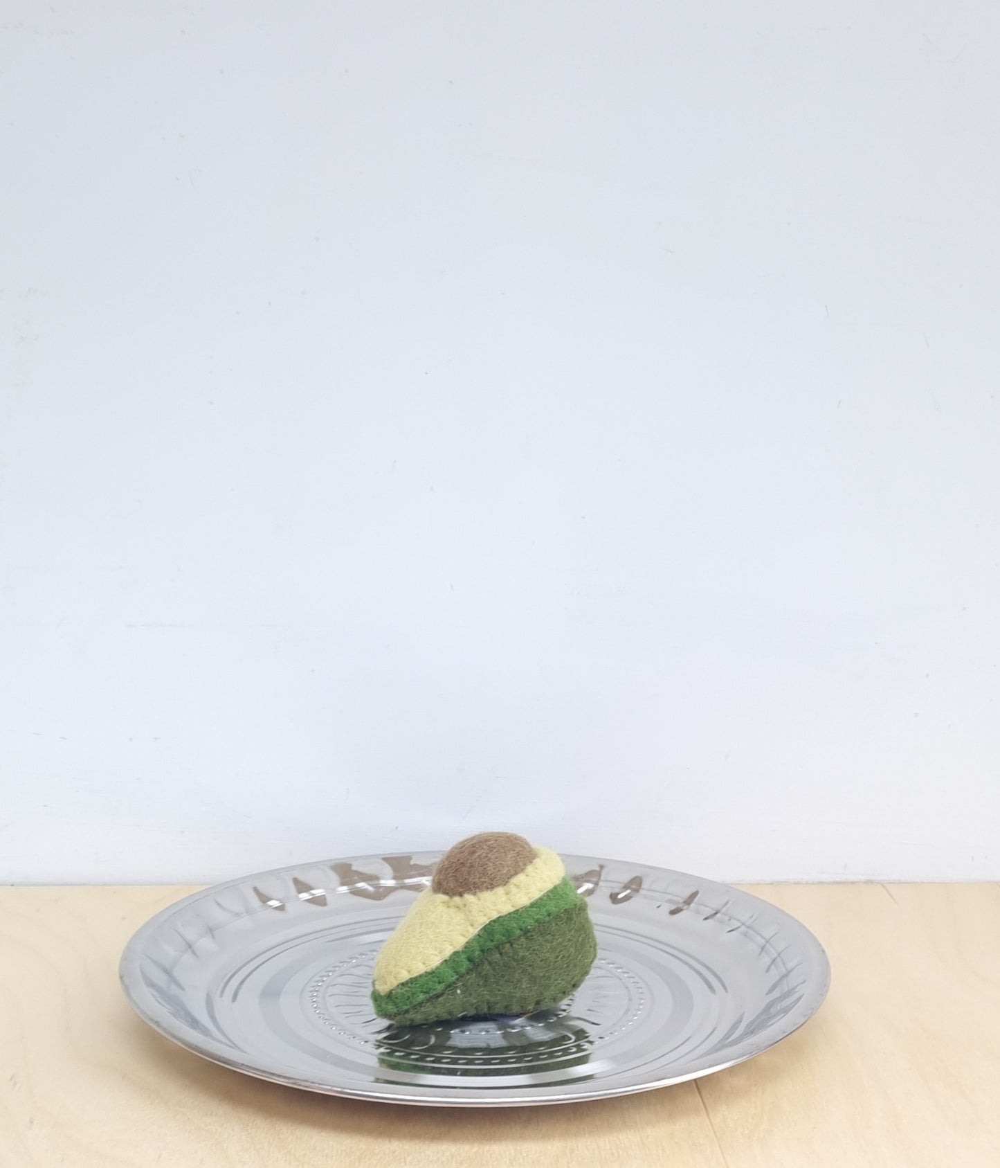 Stainless steel dinner plate
