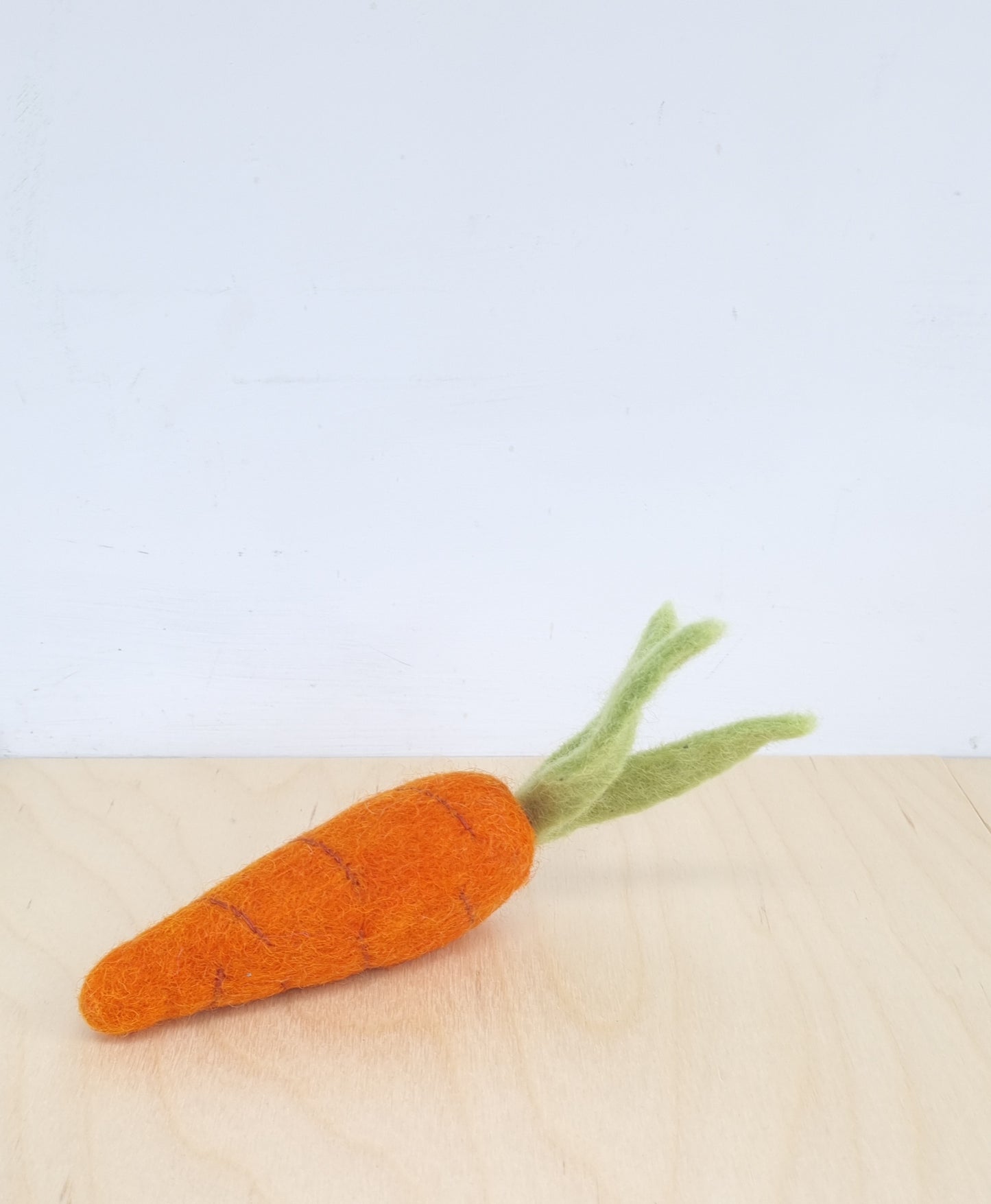 Felt vegetables