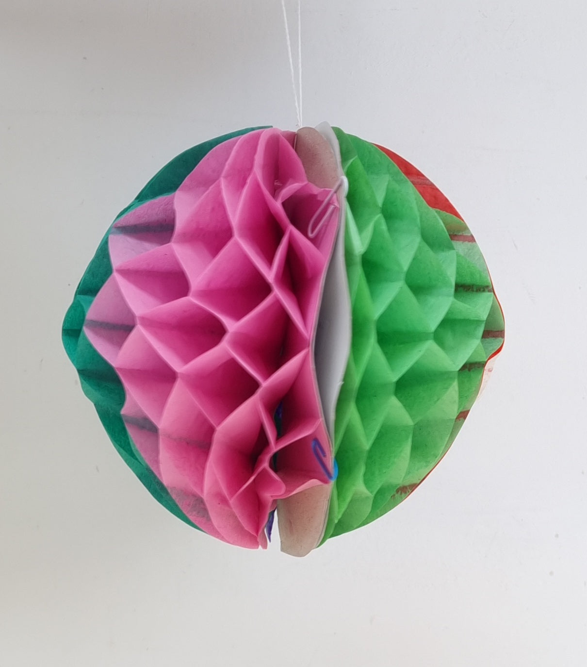 Honeycomb ball decoration