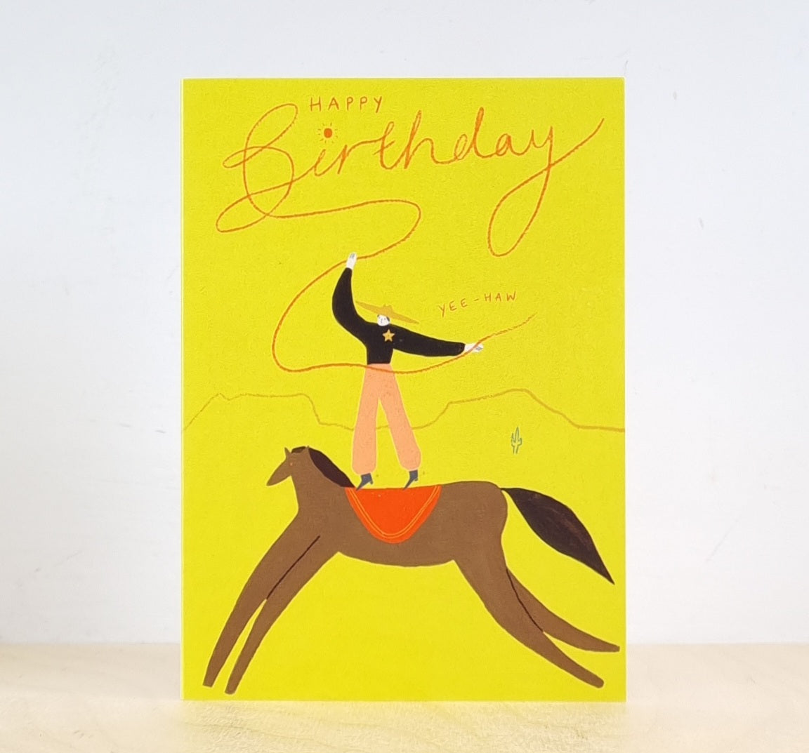 Yee-haw birthday card