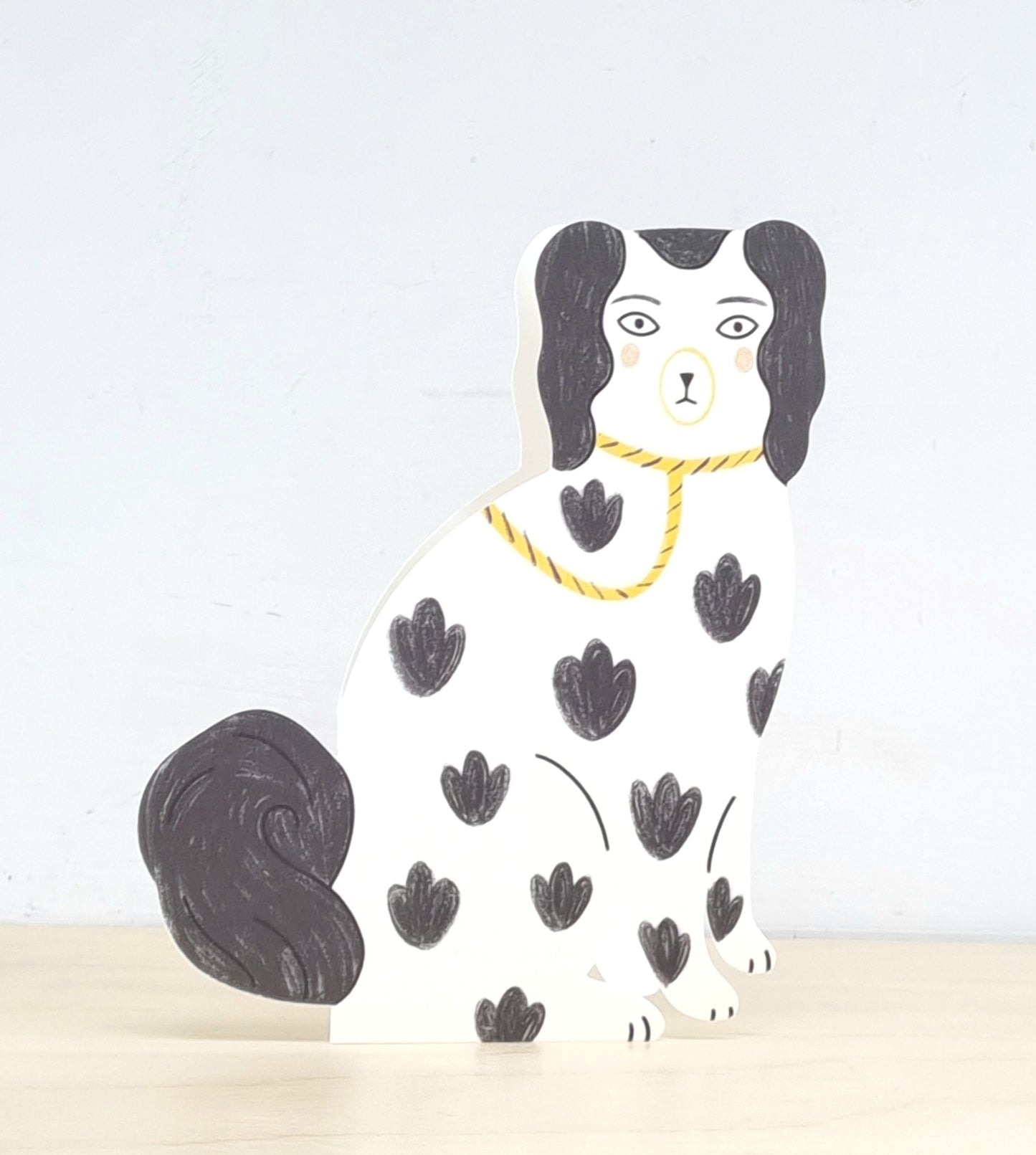 Staffordshire dog card
