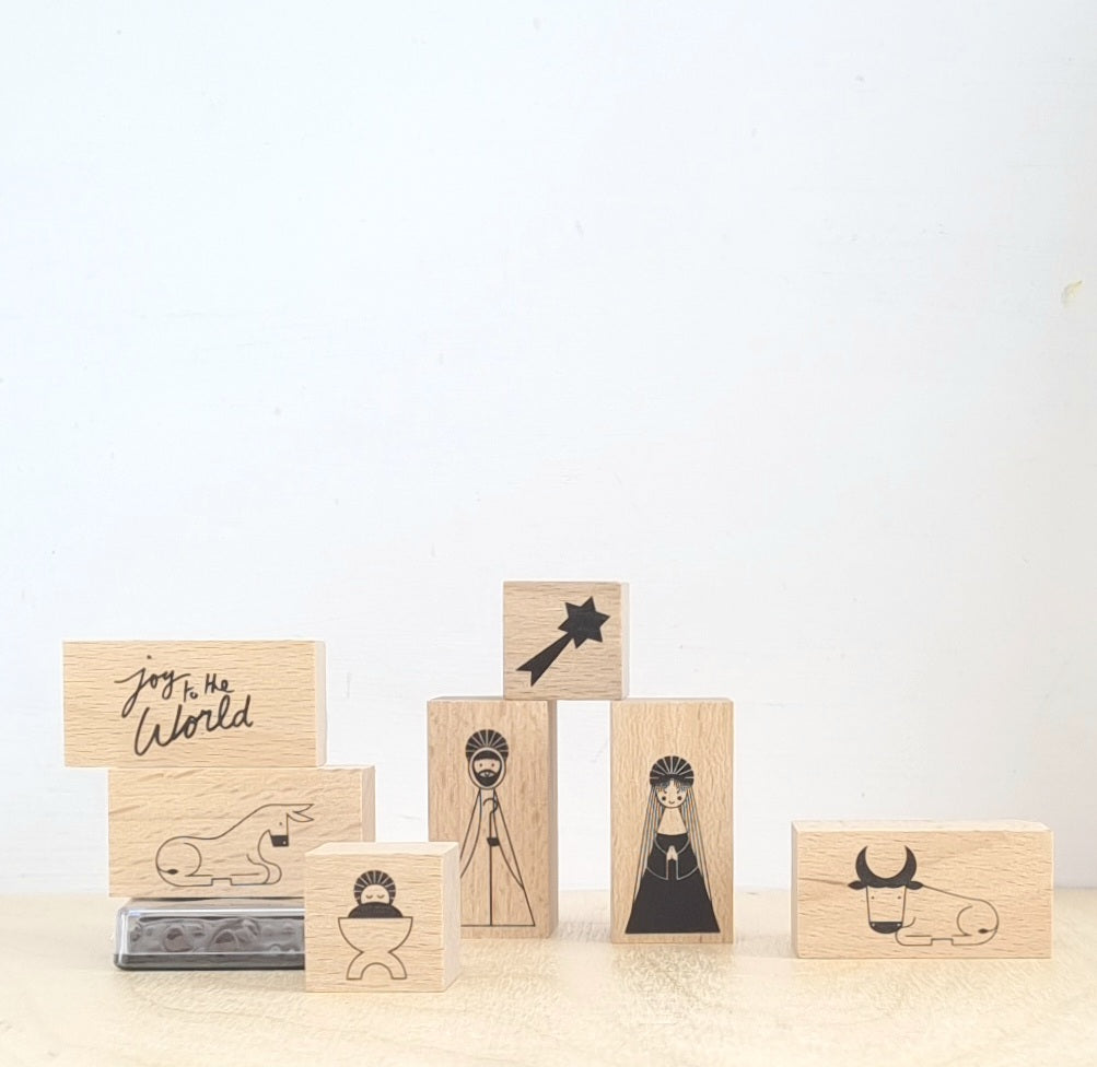 Nativity stamp set