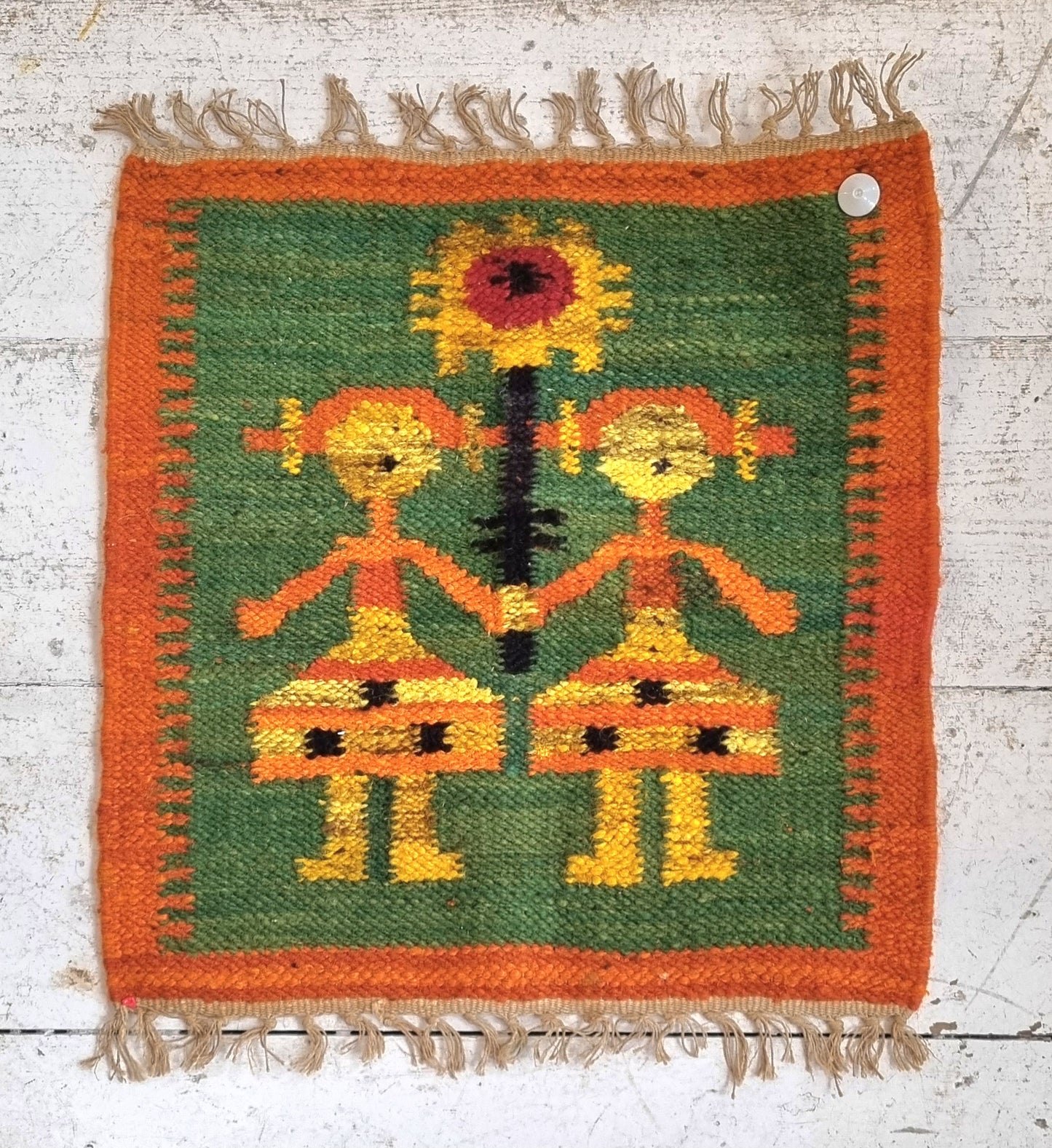 Vintage twins rug