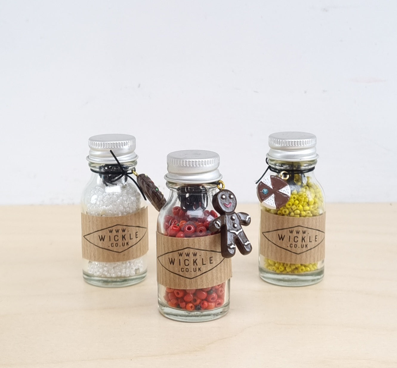 Upcycled bead bottles