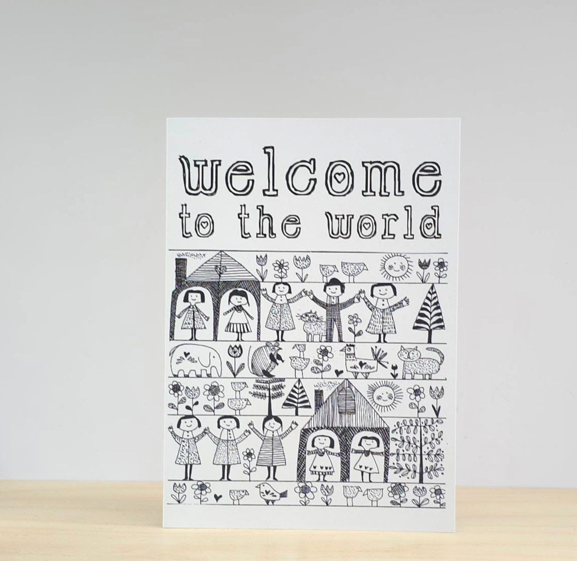 Welcome to the world card