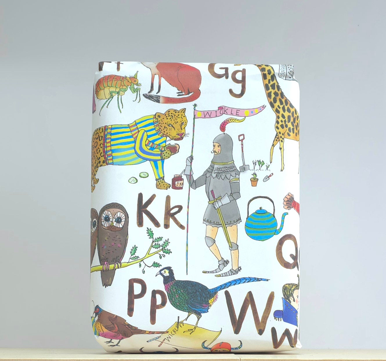 ABC wrapping paper