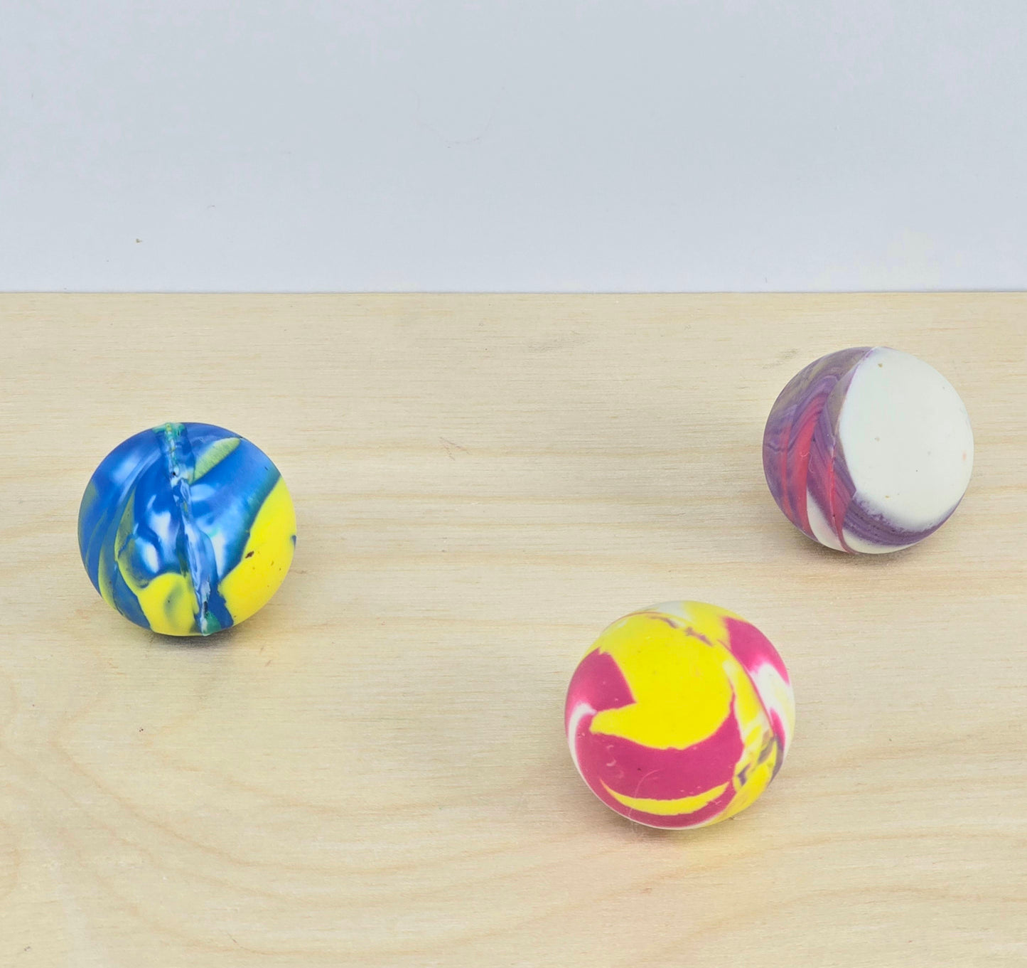 Bouncy rubber balls