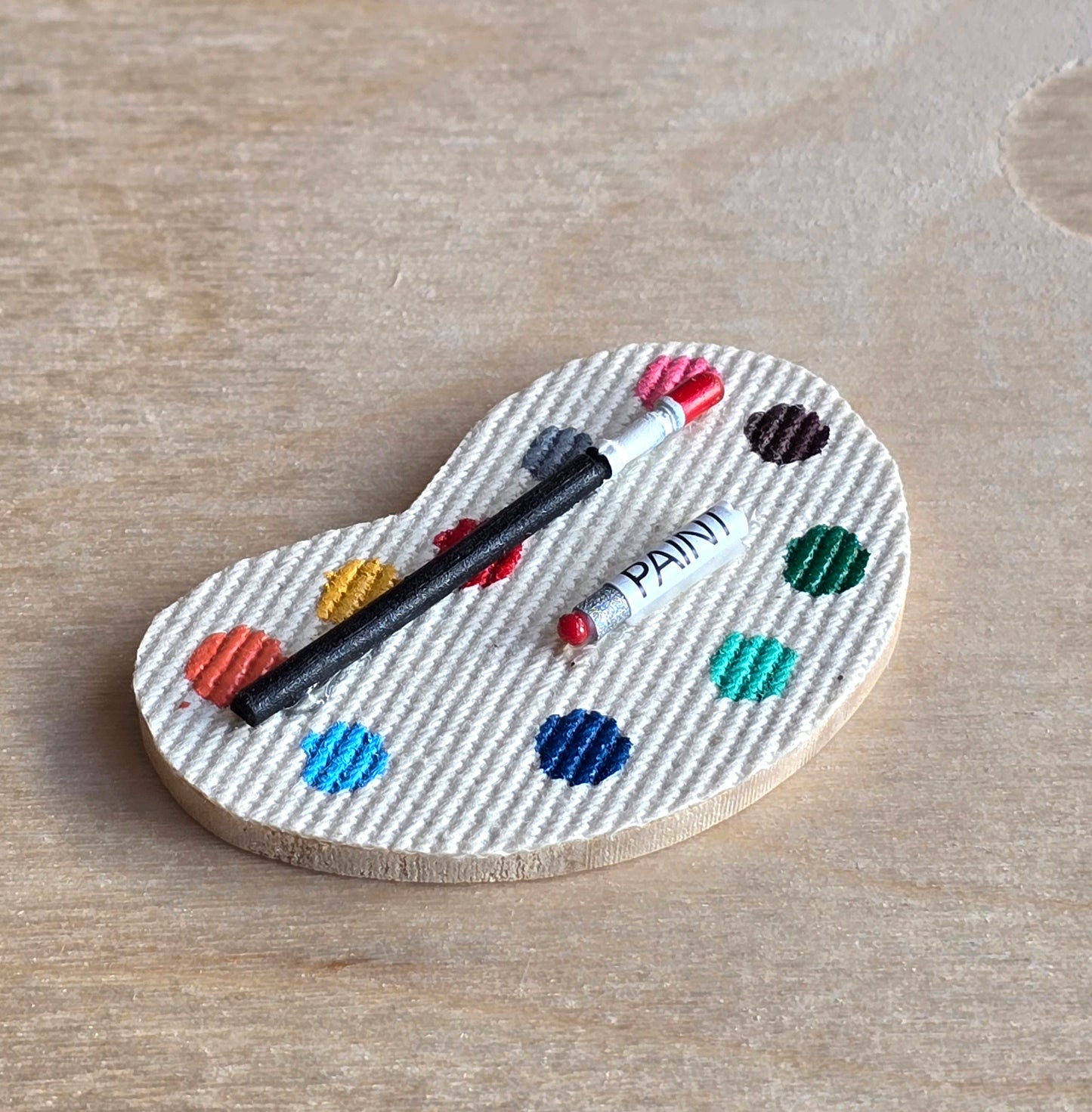 Mini artist paint palette