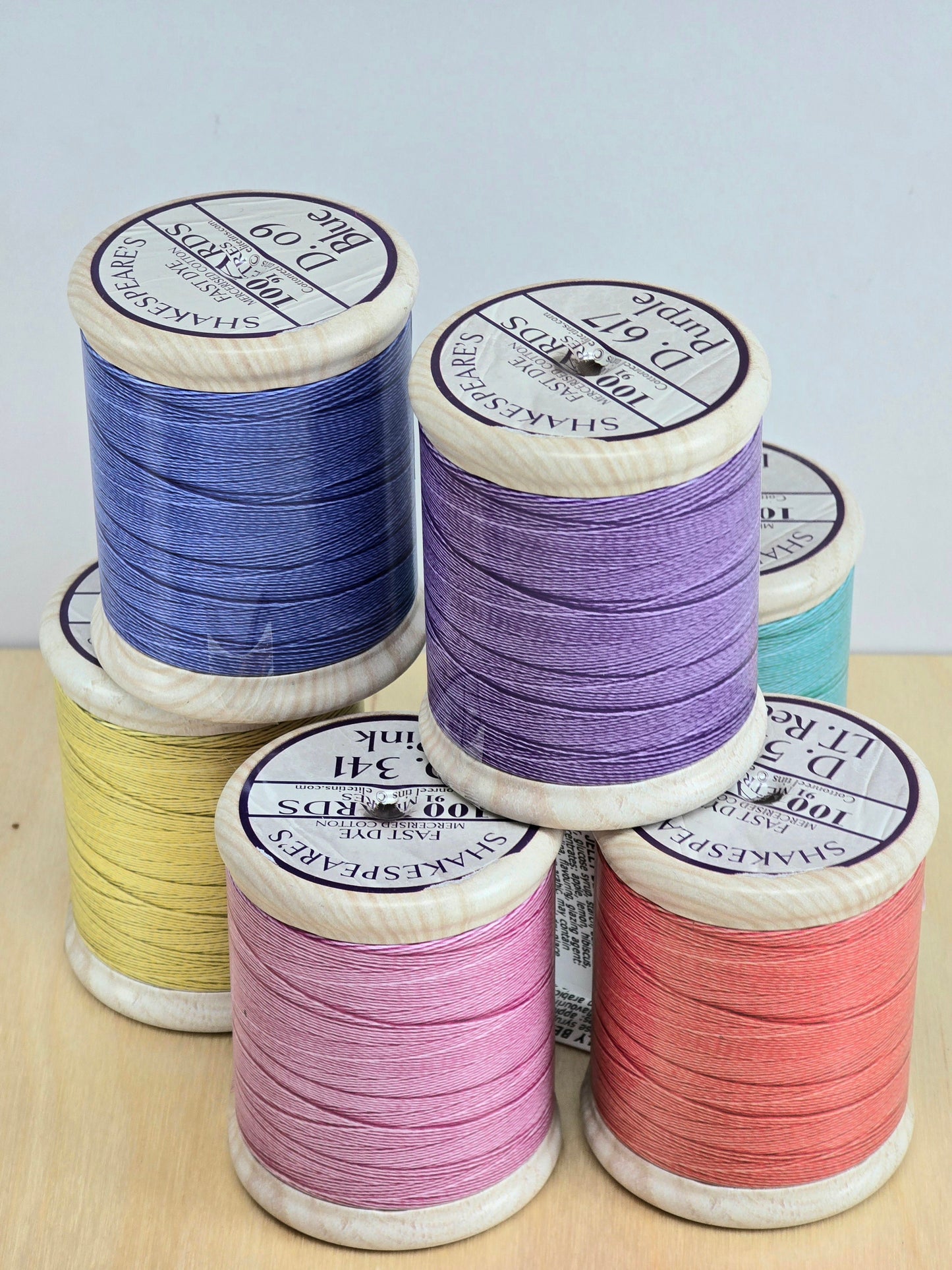 Cotton spool tin of jelly beans