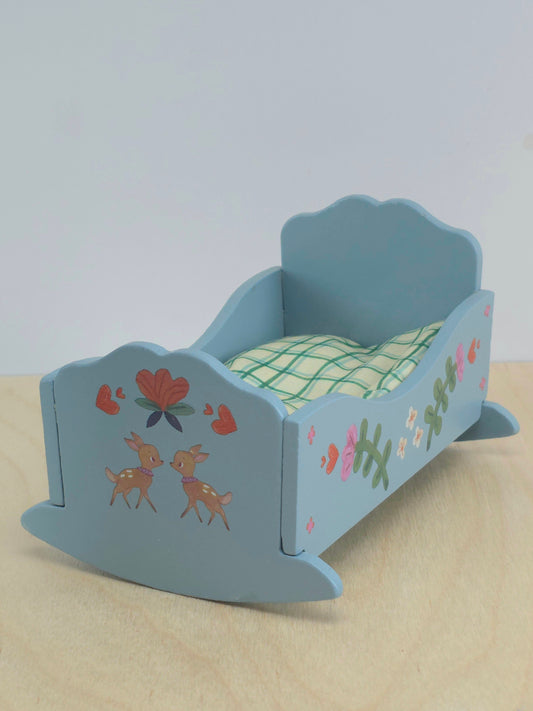 Wooden painted crib