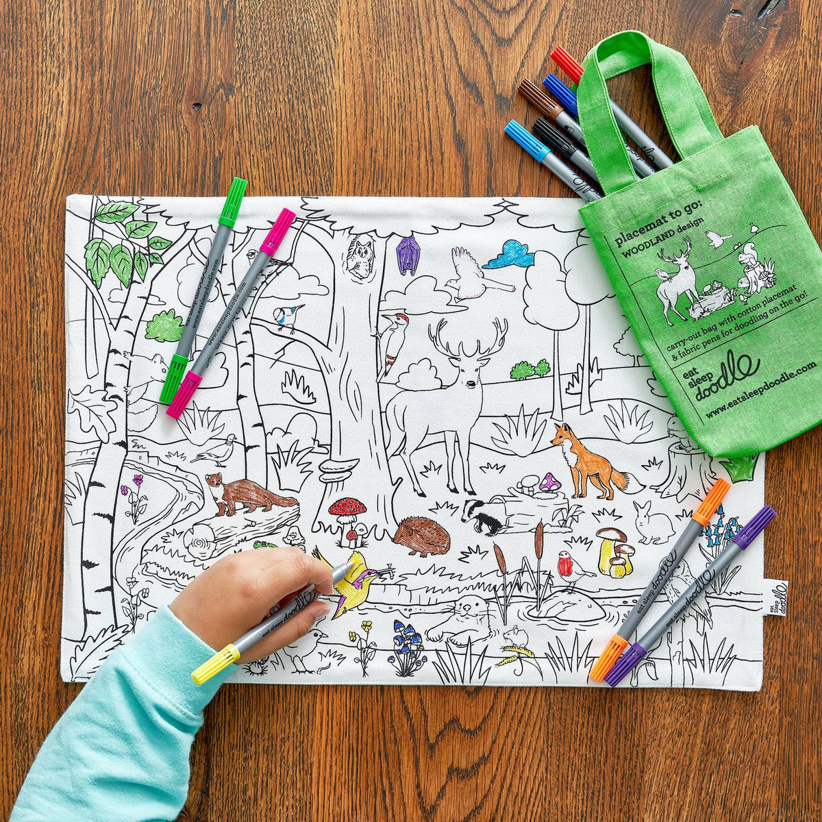 Colour in play mat