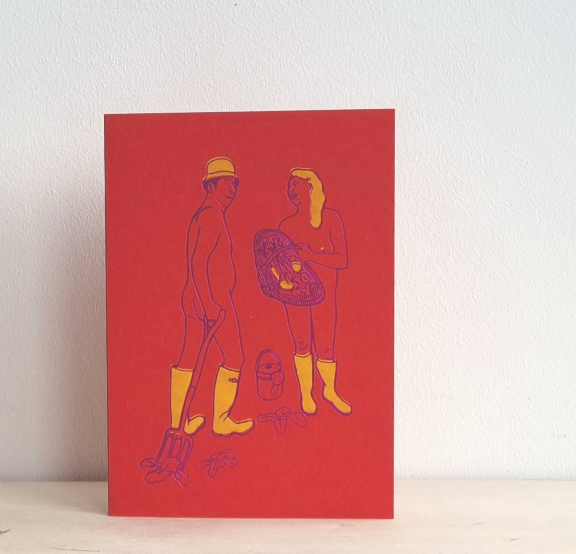 Natural nature lovers card