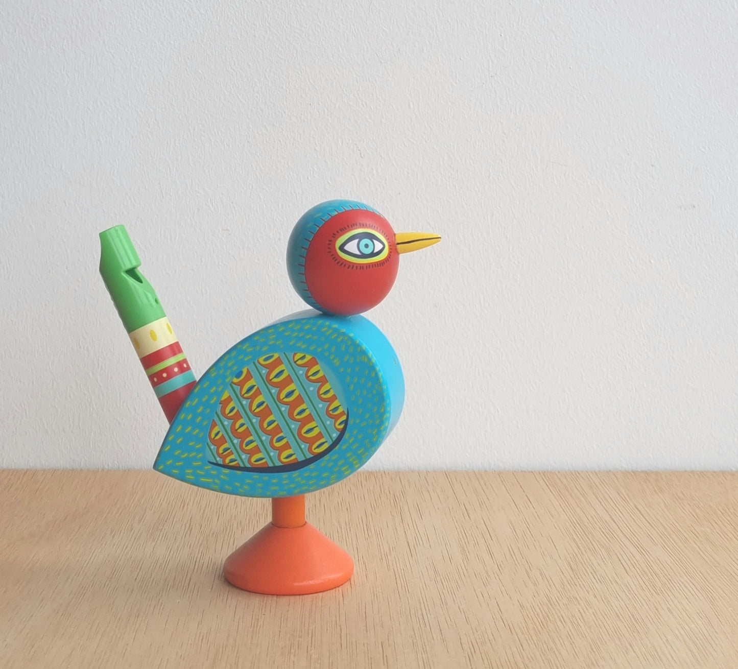 Wooden bird whistle