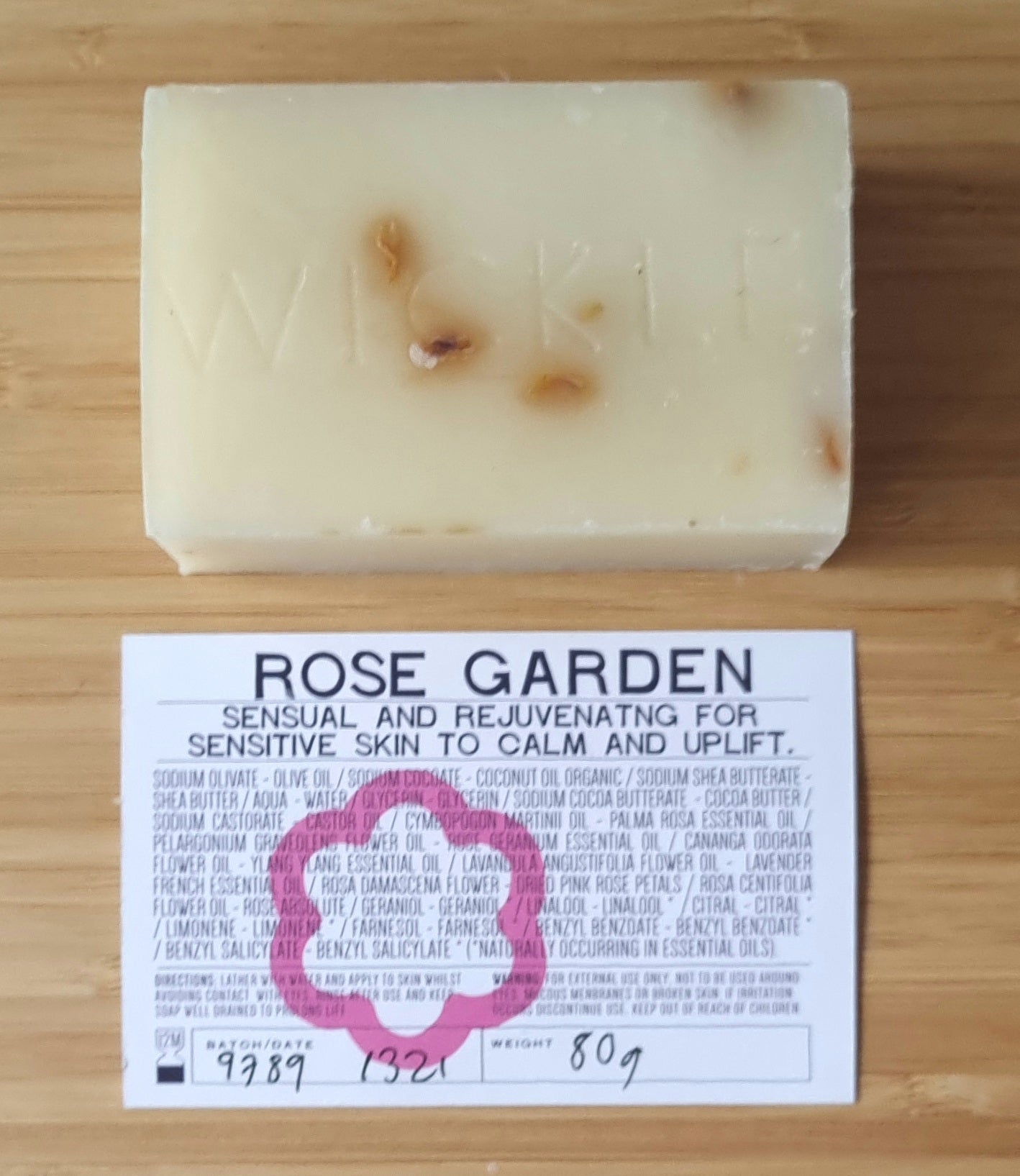 Hand Made Cold Process Soap: Rose Garden