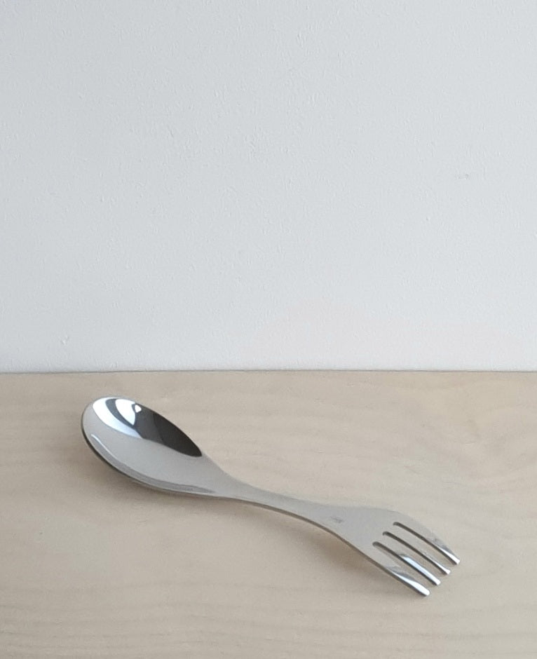 Stainless steel spork