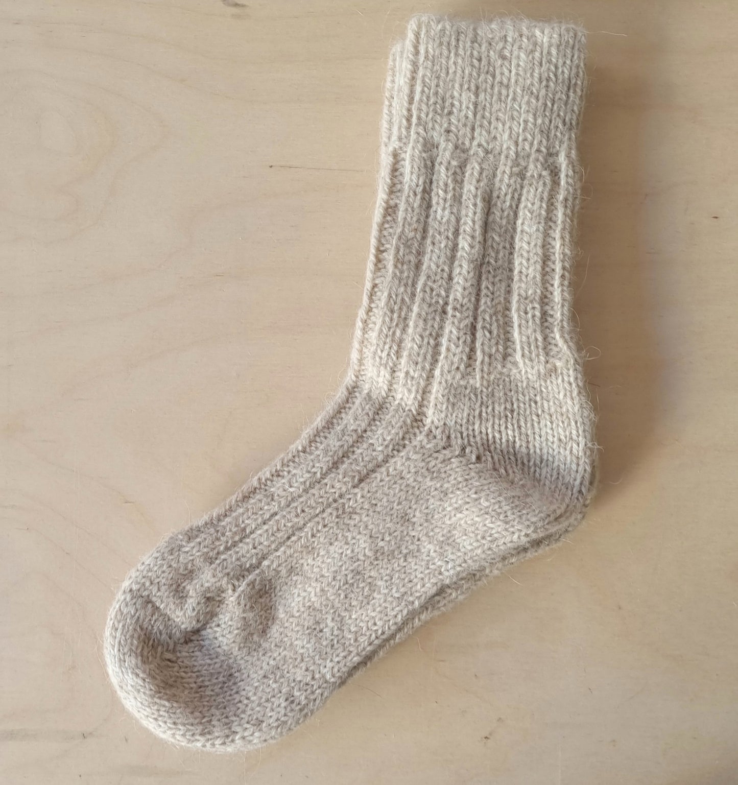 Hand made wool and alpaca socks