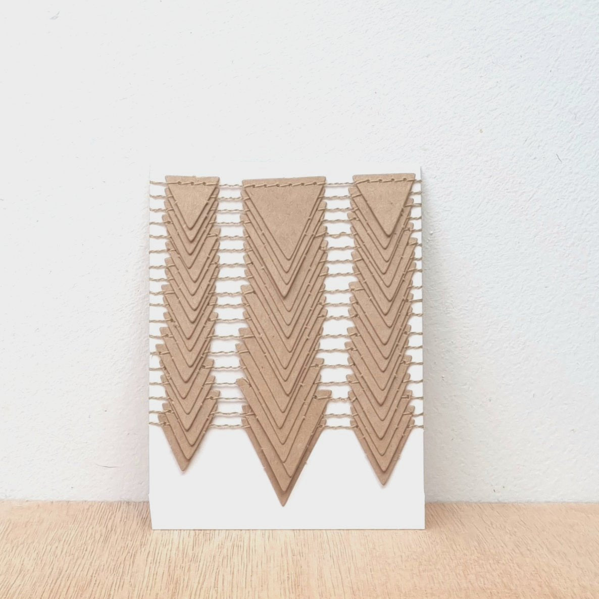 Mini kraft bunting