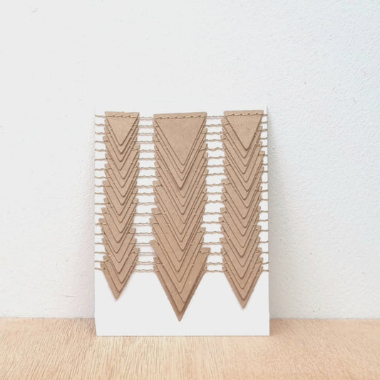 Mini kraft bunting