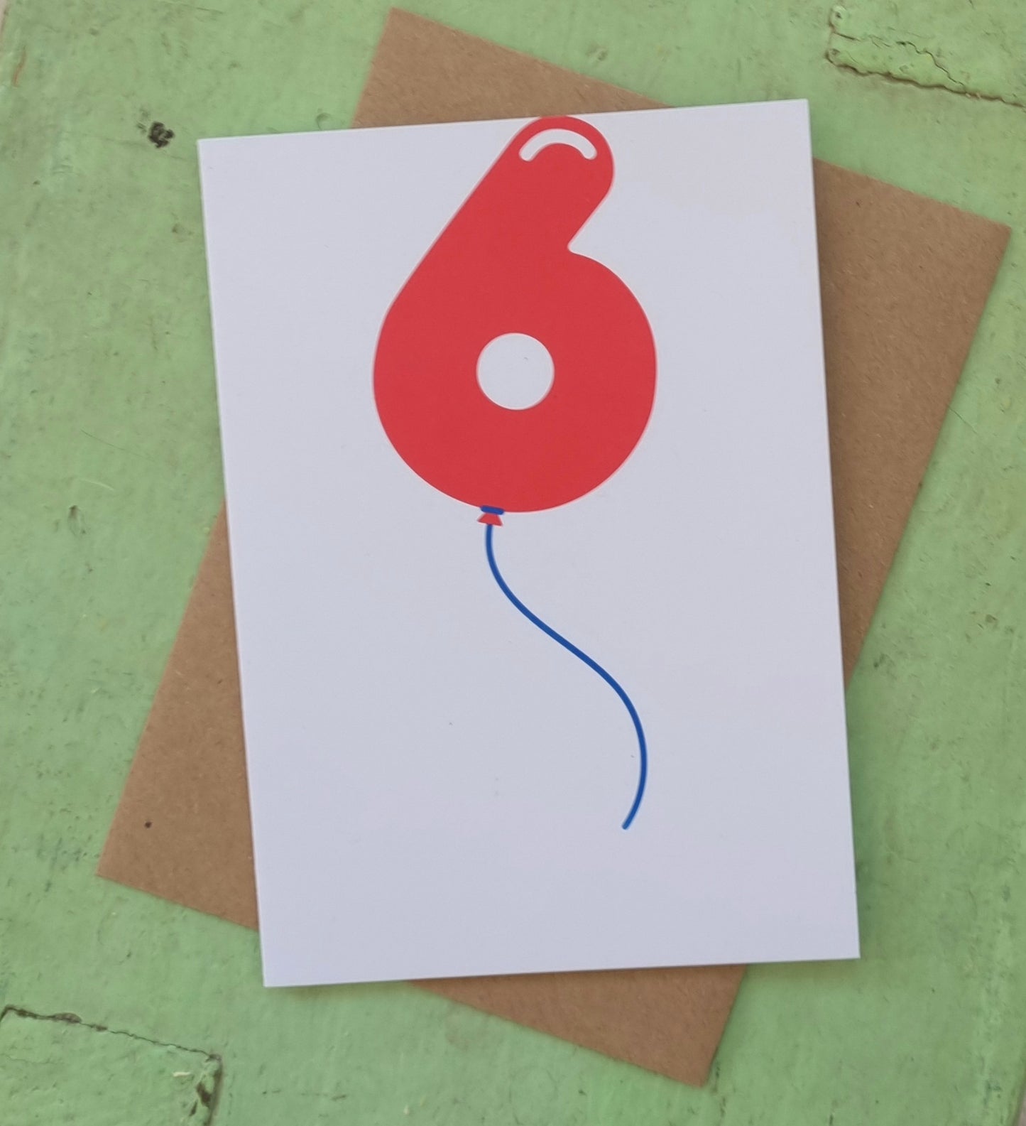 Balloon number cards