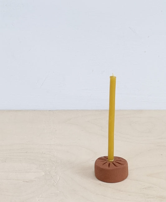 Mini ceramic candle holder