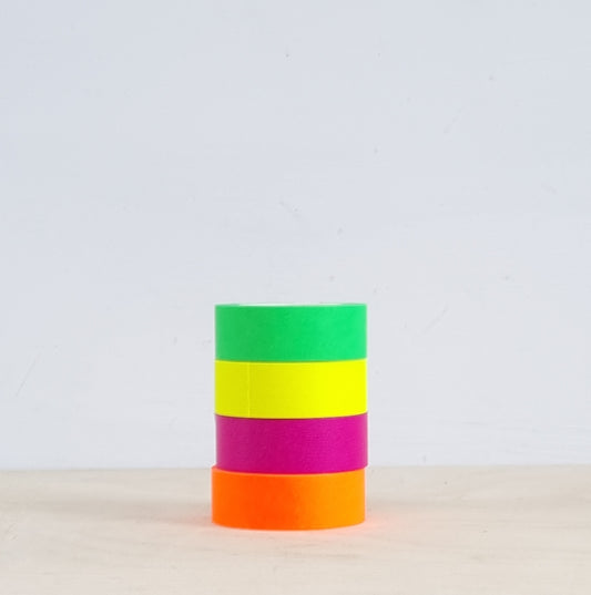 Neon washi tape rolls