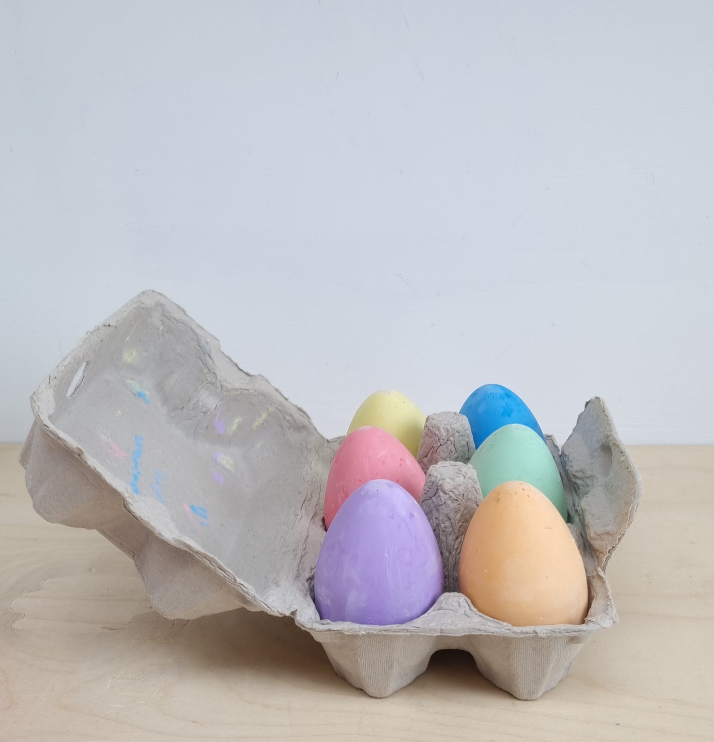 Chalk eggs
