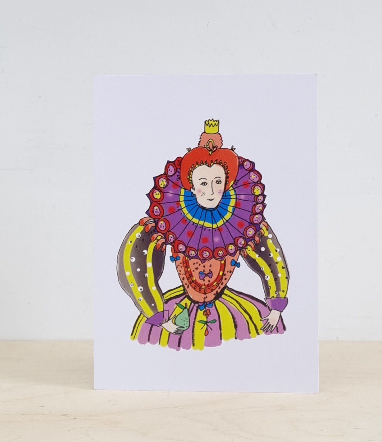 Queenie queen greeting card