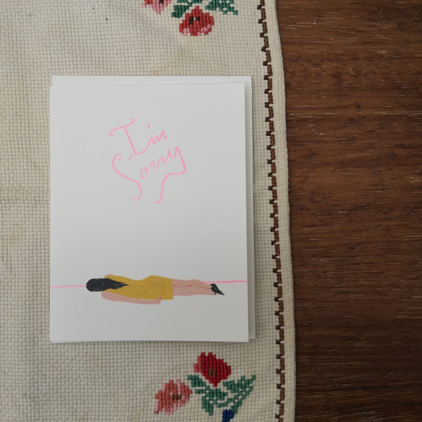 Sorry card