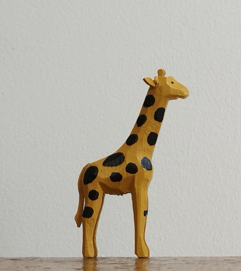 Mini wooden wild animals