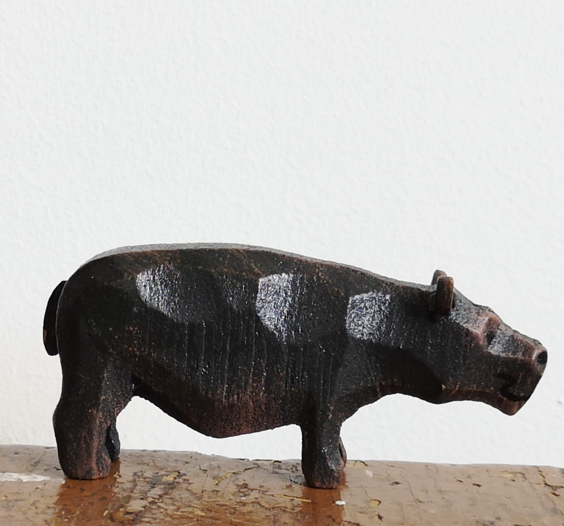 Mini wooden wild animals