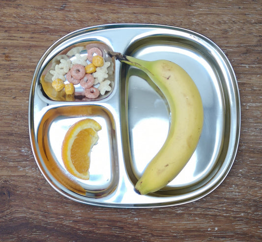 Stainless steel thali plate
