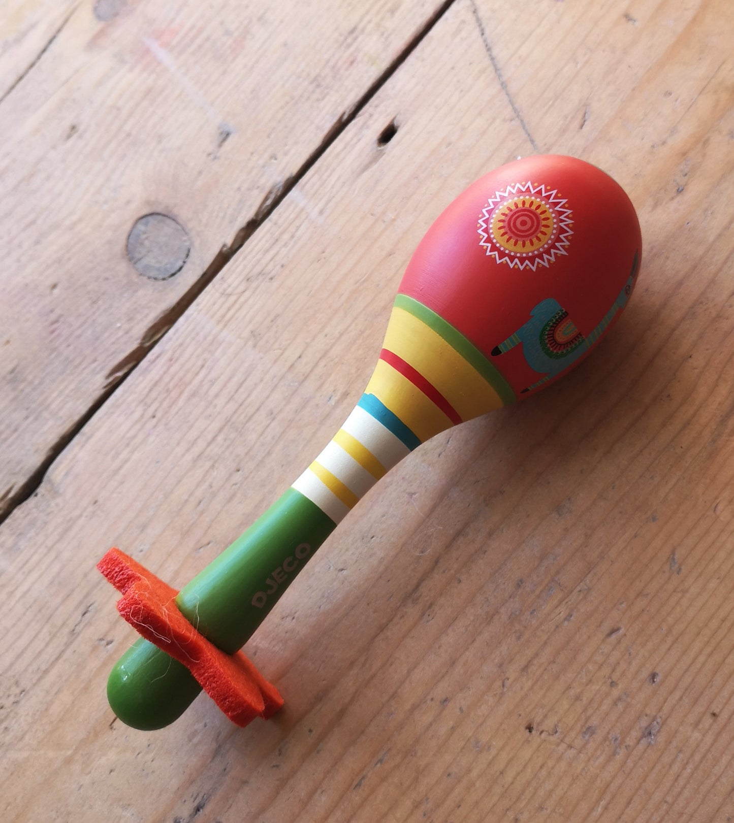 Wooden maraca