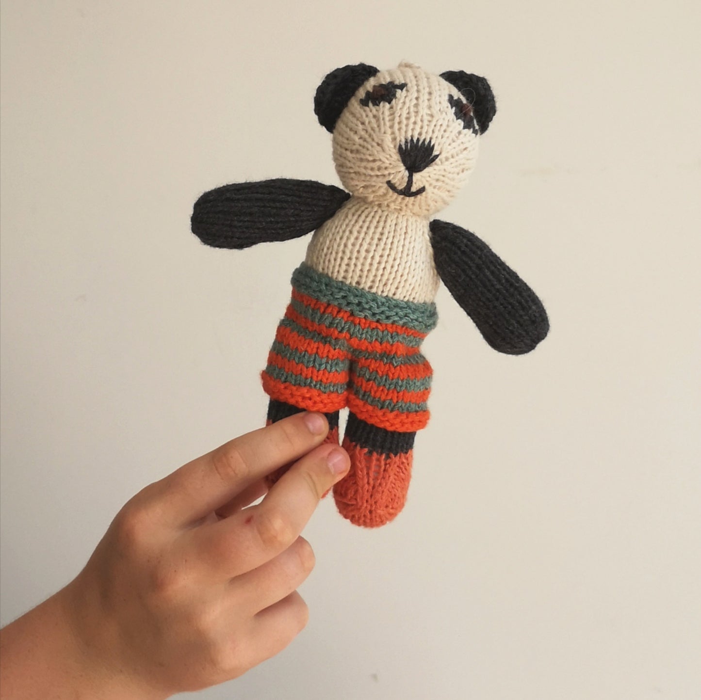 Knitted Panda