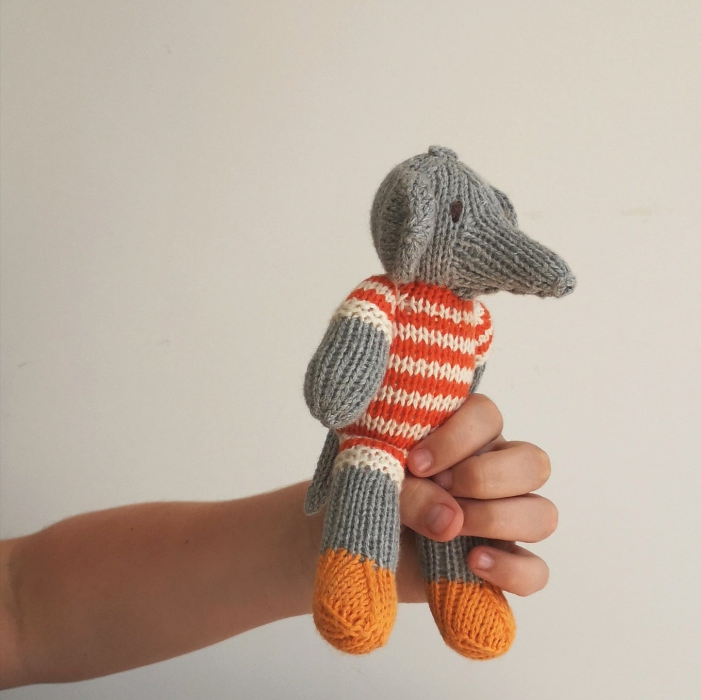 Knitted elephant