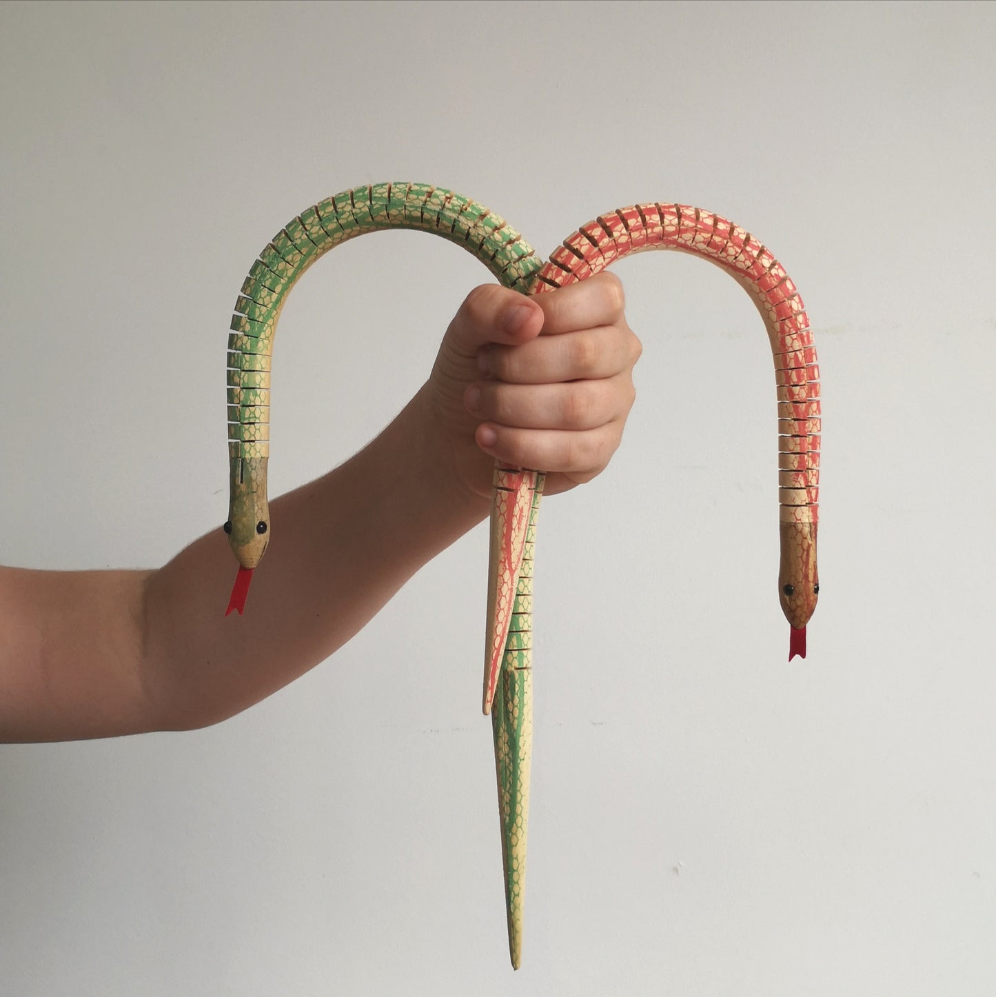 Wooden Wiggly snakes