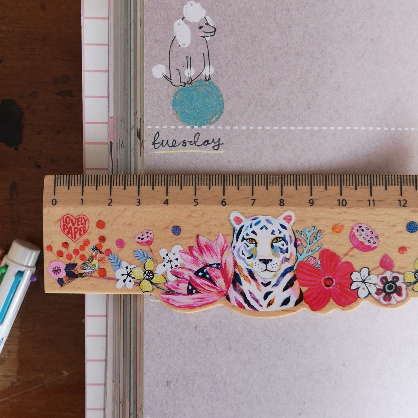Wooden ruler