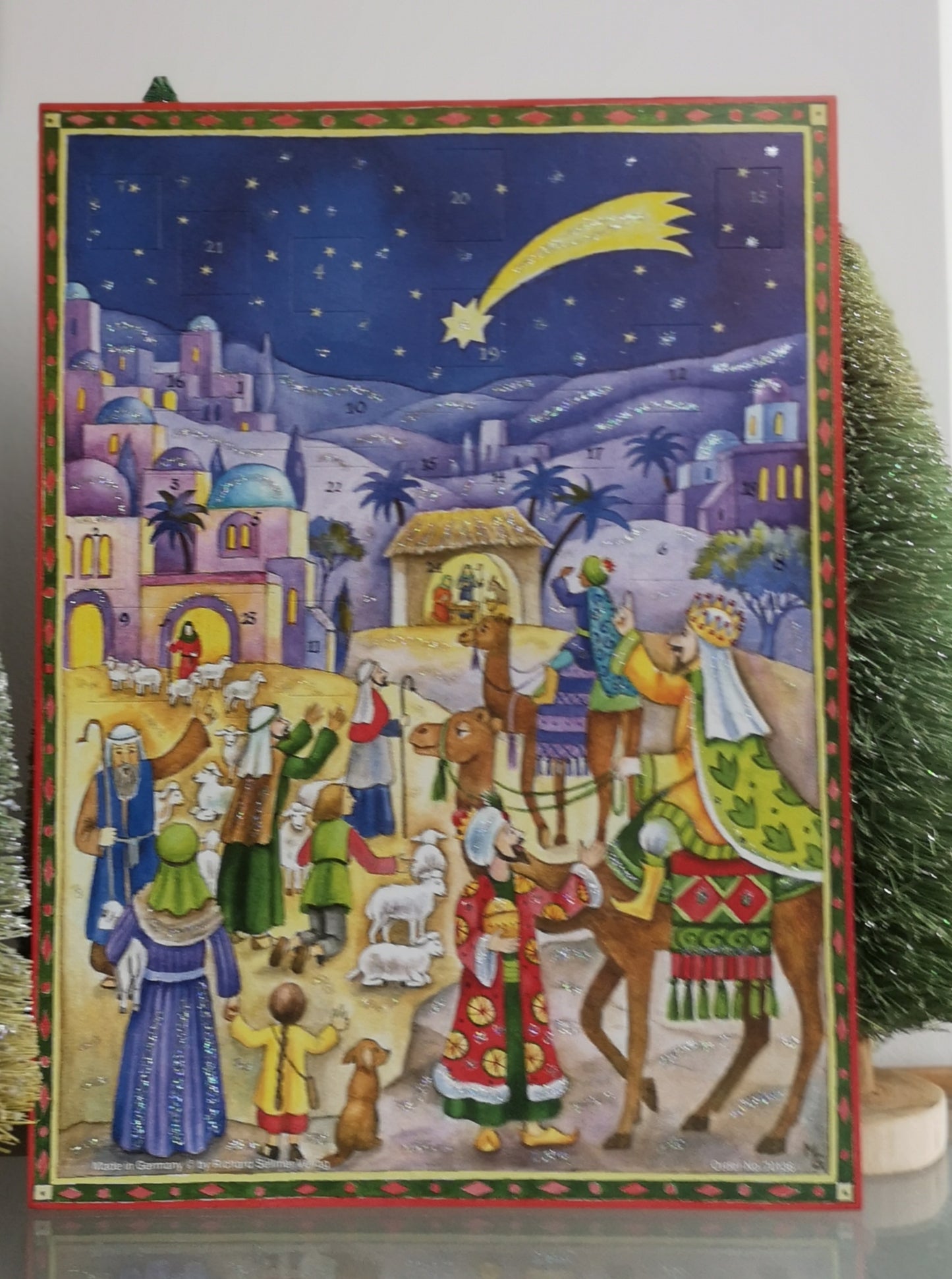 Traditional advent calendar