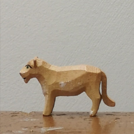 Mini wooden wild animals