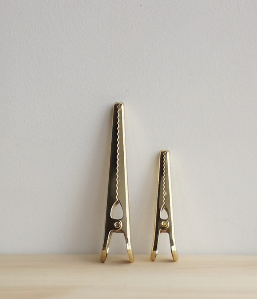 Gold clip