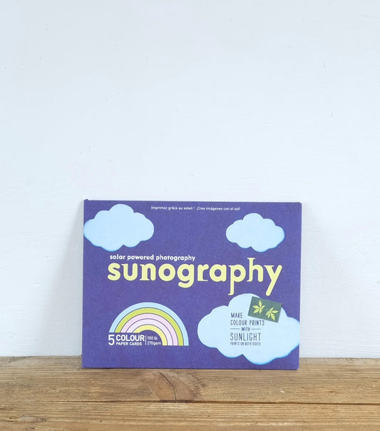 5 colour sunography cards