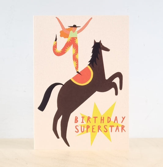 Birthday superstar card
