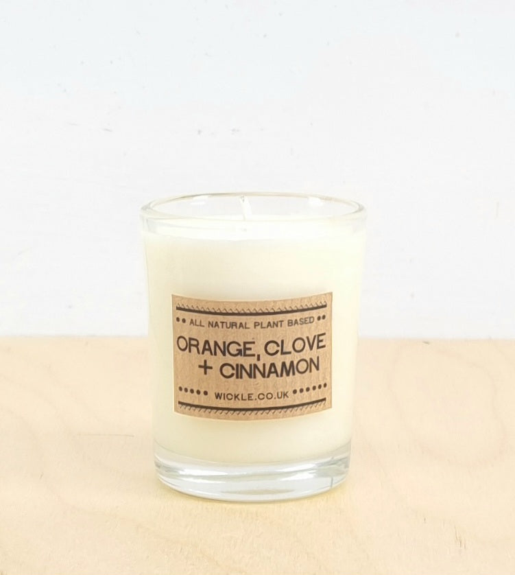 Essential oil scented candle