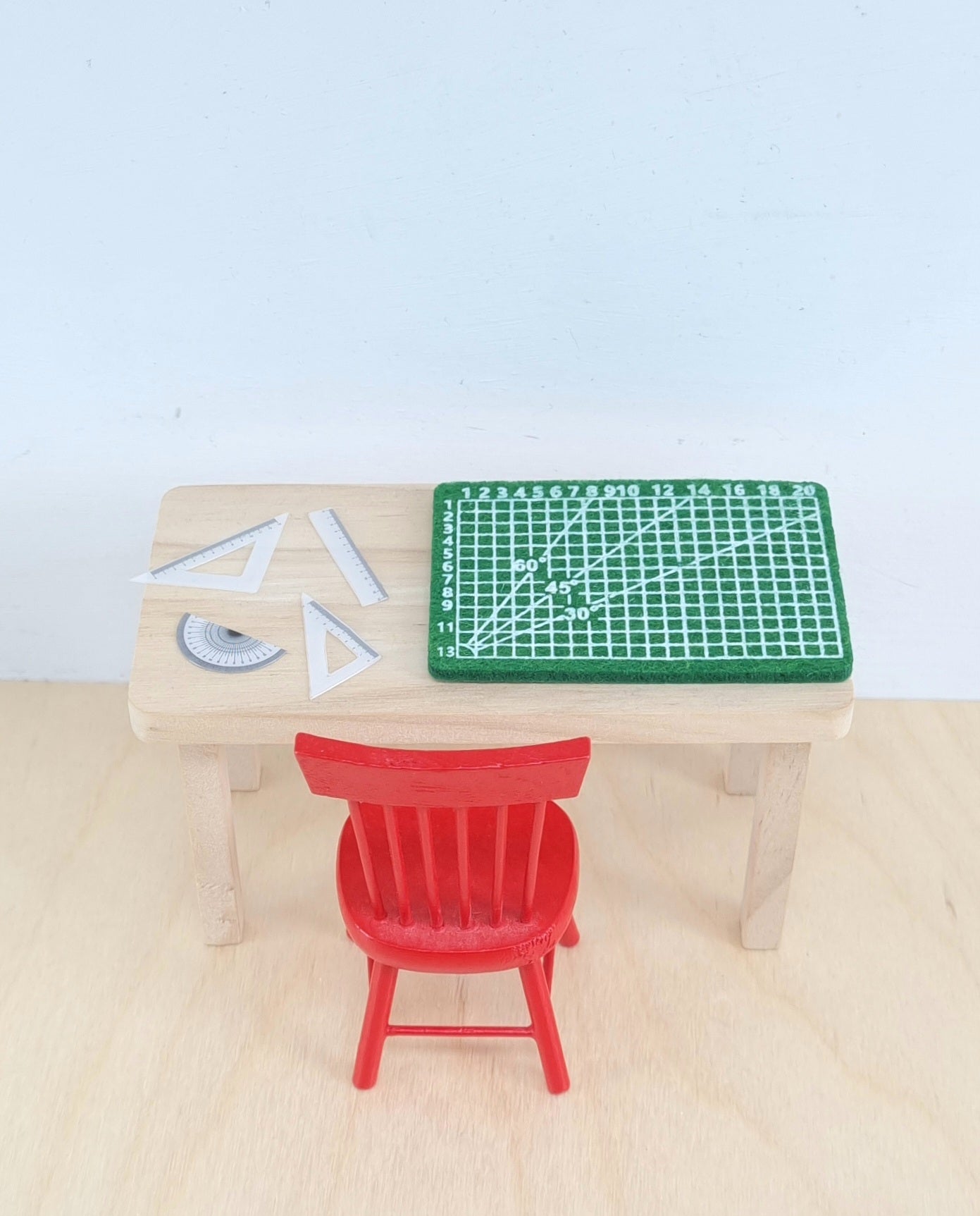 Table Mat With Ruler Mini cutting mat and rulers – Wickle