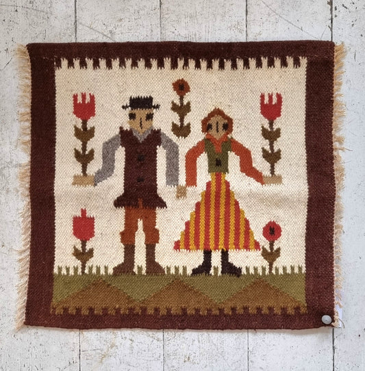 Vintage couple rug
