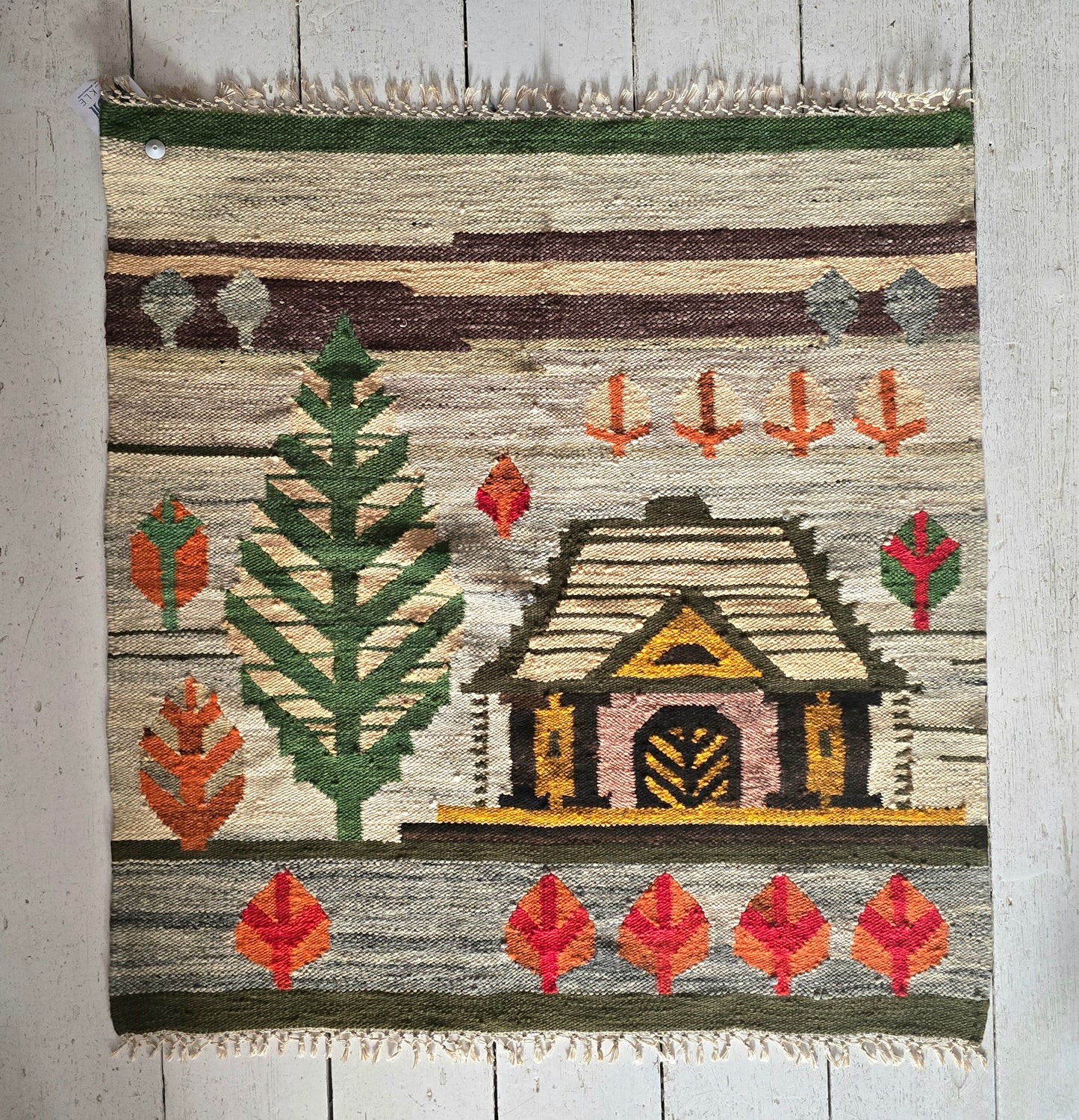 Vintage chapel rug