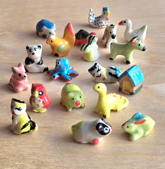 Mini ceramic animal