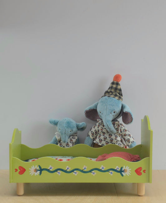 Wooden painted bed