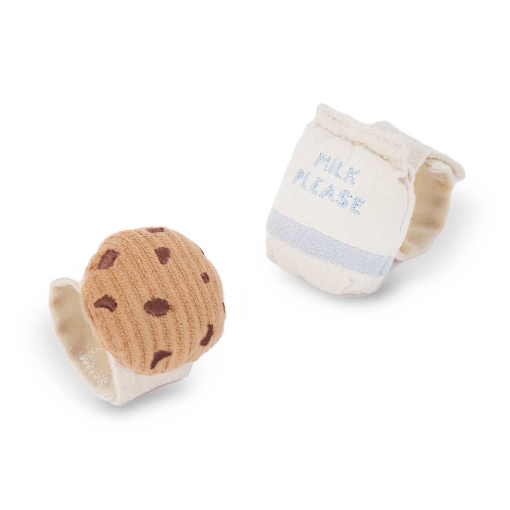 Milk and cookie rattle set